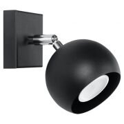 Kinkiet OCULARE Czarny  SOLLUX  Lampa Ścienna NOWOCZESNY stal  SL.0443 metalowa lampa  SOLLUX LIGHTING