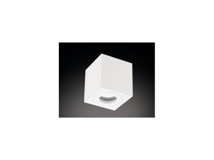 Lampa sufitowa natykowa LAGO BIANCO IP44 ORLICKI DESIGN   techniczna biała kostka 9 cm źródło GU10  IP44