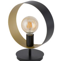 Lampa stołowa HAPPY 50278 Sigma czarno-złota obręcz