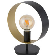 Lampa stołowa HAPPY 50278 Sigma czarno-złota obręcz