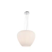 Lampa wisząca Baloro L AZ3175 nowoczesna minimalistyczna szklany biały klosz