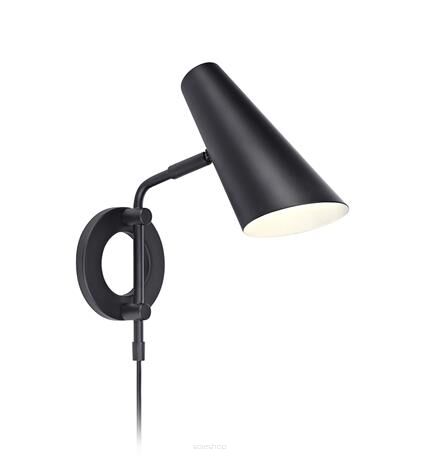 Kinkiet lampa ścienna skandynawska czarna CAL MArkslojd 106782