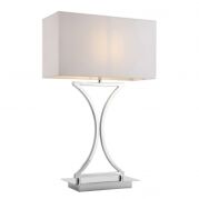 Lampa stołowa EPALLE chrom, biały ENDON LIGHTING 96930-TLCH 