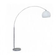 LAMPA PODŁOGOWA AZZARDO AZ2408 TS-010121W nowoczesna biała kulisty klosz marmurowa podstawa