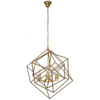 Lampa wisząca Andora P328 MAXlight mosiądz nowoczesna 