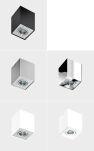 Plafon Eloy czarny/aluminium AZzardo GM4106 BK/AL  AZ0930 prostokąt natynkowy techniczny - 2
