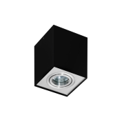 Plafon Eloy czarny/aluminium AZzardo GM4106 BK/AL  AZ0930 prostokąt natynkowy techniczny