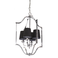 Lampa wisząca New York - P04380BK COSMO Light kształtem przypomina latarnię wykonana w stylu nowojorskim połączonym z klasycznym