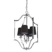 Lampa wisząca New York - P04380BK COSMO Light kształtem przypomina latarnię wykonana w stylu nowojorskim połączonym z klasycznym