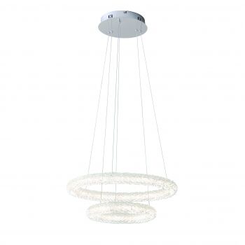 Lampa wisząca NEVE 2  RING CHROM ENDON LIGHTING 76483
