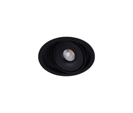 Lampa BOSTON 1 ROUND  LED AZ3470 Azzardo wpustowa ruchome źródło światła czarna