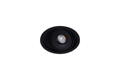 Lampa BOSTON 1 ROUND  LED AZ3470 Azzardo wpustowa ruchome źródło światła czarna