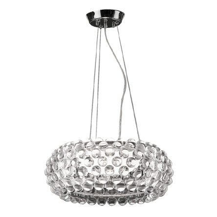 Lampa wisząca ACRYLIO 50 azzardo AZ0058 wykonany z przezroczystych kulek które, przepuszczają światło