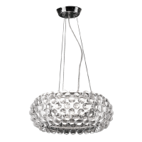 Lampa wisząca ACRYLIO 50 azzardo AZ0058 wykonany z przezroczystych kulek które, przepuszczają światło