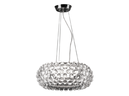 Lampa wisząca ACRYLIO 50 azzardo AZ0058 wykonany z przezroczystych kulek które, przepuszczają światło