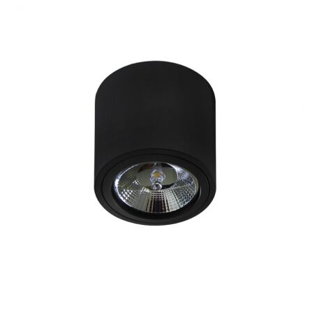 Lampa sufitowa natynkowa ALIX  230V AZ3540 Azzardo techniczna czarna tuba na źródło światła es111 okrągła 　