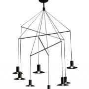 LAMPA WISZĄCA Hat wisząca czarna lub biała light prestige METAL / AKRYL LED 3W