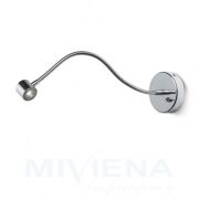 Kinkiet do czytania BOB Na elastycznym ramieniu chrom 230V/700mA LED R_00405 RED