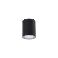 Oprawa natynkowa PAPIKO IP65 AZ4216 Azzardo tuba zewnętrzna czarna łazienkowa wys. 9 cm