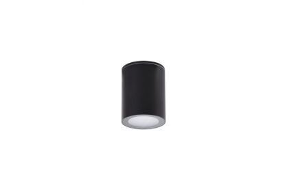 Oprawa natynkowa PAPIKO IP65 AZ4216 Azzardo tuba zewnętrzna czarna łazienkowa wys. 9 cm
