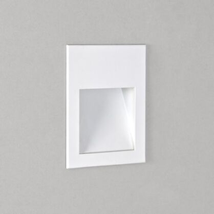 Lampa zewnetrzna schodowa Borgo 54- Astro 1212019 7484 biała IP65 techniczna wysokość 7 cm