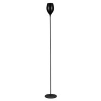 Lampa podłogowa Izza czarna AZzardo MJ1288-1BL AZ1076 klosz w kształcie kielicha nowoczesny