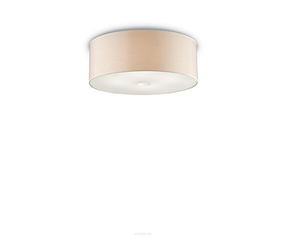 Plafon Woody PL4 090900 NOWOCZESNY IP20 E27 METAL  Ideal Lux OKRĄGŁA OPRAWA 