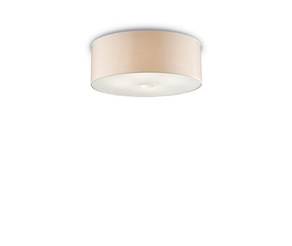 Plafon Woody PL4 090900 NOWOCZESNY IP20 E27 METAL  Ideal Lux OKRĄGŁA OPRAWA 