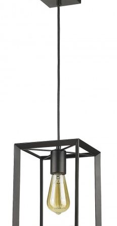 Lampa wisząca Napoli czarna Light prestige LP-4146/1P-BL industrialna 　