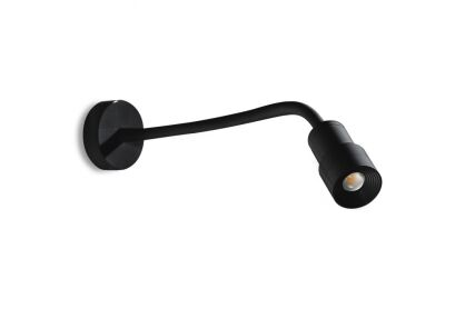 Reflektor LUMI FLEX AZ4561 Azzardo czarny na elastycznym ramieniu 2 kąty świecenia LED