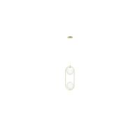 Lampa wisząca COCO 2 PENDANT złota białe kule Azzardo AZ4982