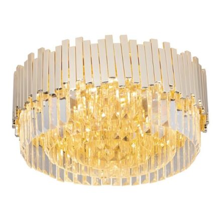Plafon TREND C016 MAXlight Okrągły złoty średnica 45 cm NIESAMOWITE EFEKTY ŚWIETLNE