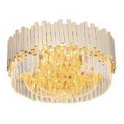 Plafon TREND C016 MAXlight Okrągły złoty średnica 45 cm NIESAMOWITE EFEKTY ŚWIETLNE