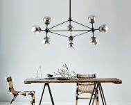 Lampa wisząca Bao Nero Fume ORLICKI DESIGN CZARNA nowoczesna - 2