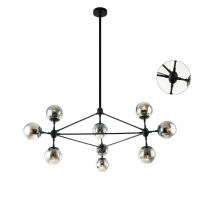 Lampa wisząca Bao Nero Fume ORLICKI DESIGN CZARNA nowoczesna