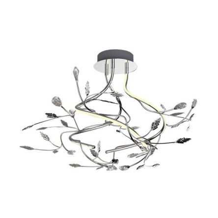 PLAFON LAMPA SUFITOWA ZUMA LINE BELLE  PENDANT  PL170511-3 Srebrny   Metal, Kryształ, Tworzywo sztuczne