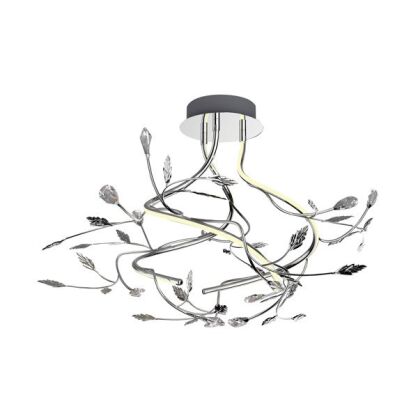 PLAFON LAMPA SUFITOWA ZUMA LINE BELLE  PENDANT  PL170511-3 Srebrny   Metal, Kryształ, Tworzywo sztuczne