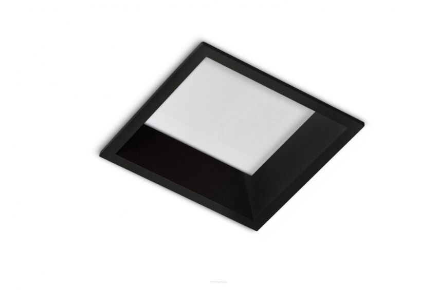 Oprawa wpuszczana AIDA SQUARE 16W AZ4229 szerokość 14.5 cm 3000K czarna