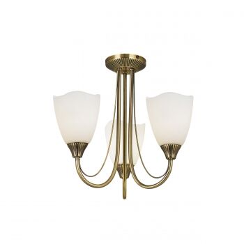 Lampa sufitowa  HAUGHTON antyczny mosiądz ENDON LIGHTING 601-3AN  