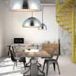 Lampa wisząca MODENA 50 AZzardo FB6838-50 CH AZ1401 wykonana jest z metalu w kolorze chromu półokragła idealna do kuchni - 2