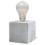 LAMPA STOŁOWA ABEL BETON LAMPA BIURKOWA  KOSTKA  MINIMALISTYCZNA W STYLU INDUSTRIALNYM SL.0683 SOLLUX - 2