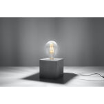 LAMPA STOŁOWA ABEL BETON LAMPA BIURKOWA  KOSTKA  MINIMALISTYCZNA W STYLU INDUSTRIALNYM SL.0683 SOLLUX - 3