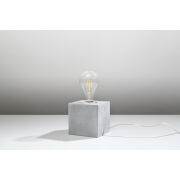 LAMPA STOŁOWA ABEL BETON LAMPA BIURKOWA  KOSTKA  MINIMALISTYCZNA W STYLU INDUSTRIALNYM SL.0683 SOLLUX