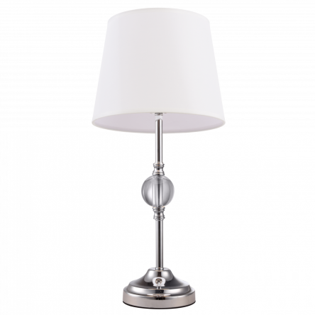  Lampa stołowa Monaco Cosmo light -  T01230WH  Biały klosz podstawa wykonana ze szlifowanego szkła  