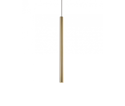 Lampa wisząca Organic P0204 Maxlight tuba złota długa LED  