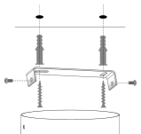 Plafon szklane kule złoty beż Sigma Lighting ANDY 3 33338 - 2