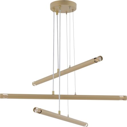 LAMPA WISZĄCA MELODY 6 SIGMA 33376 złota stalowa