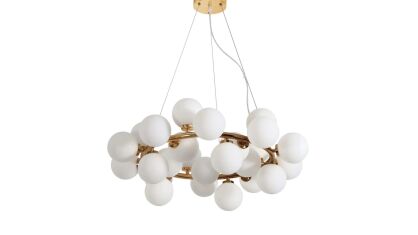 LAMPA WISZĄCA MOSIĘŻNA MARSIADA W25 LDP 6033-25 (MD) Lumina Deco 
