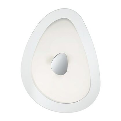Plafon GEKO PL4 BIAŁY Ideal Lux  116112 Dyfuzor jest wykonany ze szkła w zewnętrznej części lampy przezroczysty w środku natomiast biały metalowa rama centralna część w kolorze chromu