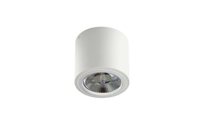 Lampa sufitowa natynkowa ALIX  230V AZ3541 Azzardo techniczna białą tuba na źródło światła es111 okrągła 　